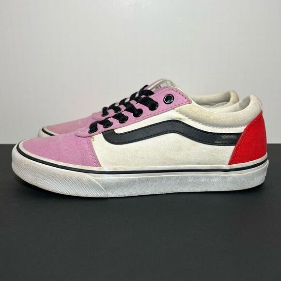 Womens VANS Old Skool Multicolored Low Top Sneakers / Size 7 - Picture 3 of 9